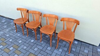 Židle TON 4ks TOP STAV - 5