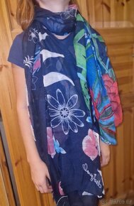 Desigual nový dámský značkový šátek Birdpalm s visačkou - 5