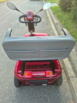 Čtyřkolový elektrický skútr pro seniory dvoumístný - 5