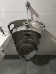 Keg pisoár, pisoár z pivního sudu - 5