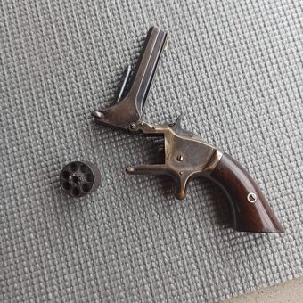 Kapesní (7 raný) revolver Smith Wesson ráže 22 do 1890 TOP - 5