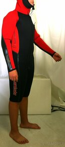 nový potapěčský neoprenový oblek s kapucí 7mm vel XXL - 5