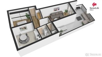 Prodej bytu 2+1 60 m2 Lučiny, Brno - 5