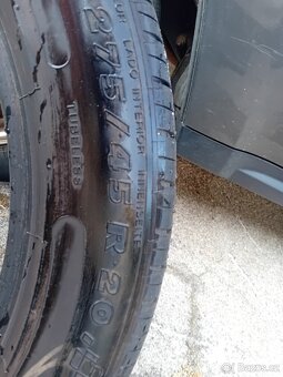 Prodám Sadu pneu 275/45/20 Michelin Top - 5