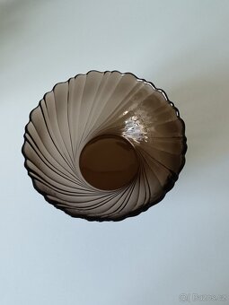 Mísa z kouřového skla - 5