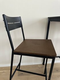 Stůl a 2 barové židle Ikea Sandberg - 5