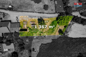 Prodej pozemku k bydlení, 1367 m², Chlum - 5
