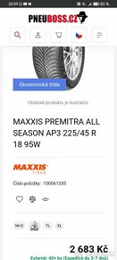 225/45 R18 Nové Maxxis - 5