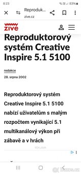Prodám repro soustavy 5+1 - 5