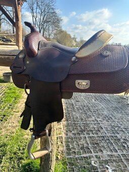 Westernové sedlo NRHA Saddlesmith - 5