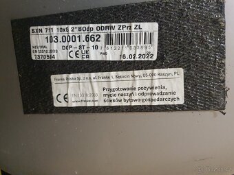 FRANKE 100 x 50 celoplošný kuchyňský dřez p.c.3000 Kč - 5