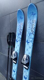 Dětské lyže 110 cm + hůlky - 5