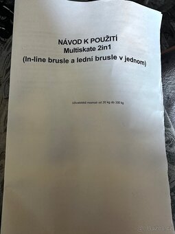 Dětské brusle 2v1 vel. 27-30 - 5