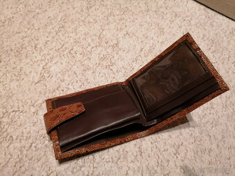 Pánská retro kabelka s peněženkami a klíčenkou. - 5