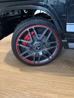 Elektrické autíčko Mercedes G63 AMG 4x4 EVA kola 12V7Ah čern - 5