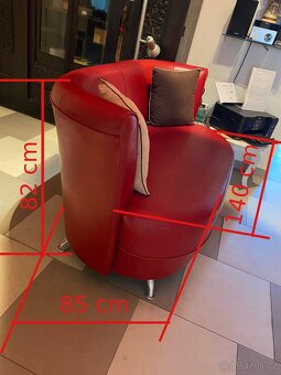 Dvojsedák Mexico červená, 2 kusy za cenu jednoho - 5