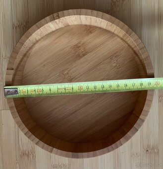 Velká bambusová krabička, dóza, šperkovnice - 5