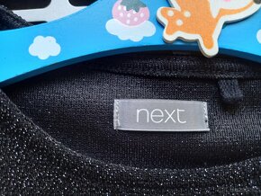 Lurexove šaty s prustrihem vel. 98 Next - 5