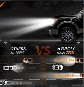 AGPTEK H7 LED žárovka 60W,KOYOSO H7 LED 90W,H11 - 5