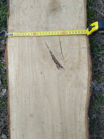Dubová fošna zvláštního tvaru, síla 4cm, i jiné rovné dubové - 5