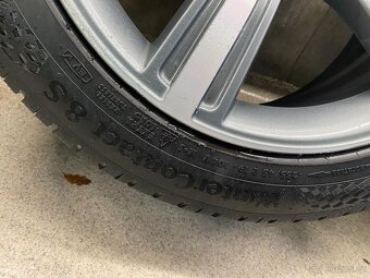 Lité ALU disky 19' na Audi se zánovní zimní pneu - 5