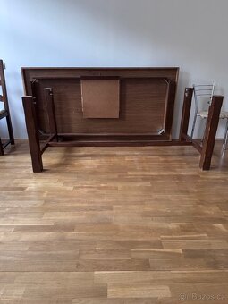 Jídelní stůl z masivu + 6 židlí z masivu - 5