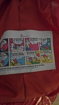Moncler zimní lesklá červené bunda vel.3 - 5