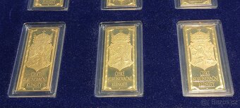 Sbírka korunovačních klenotů i s etui, pozlacené, certifikát - 5