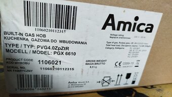 Plynová varná deska Amica - 5