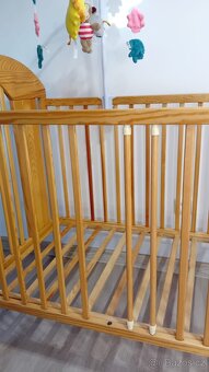 Dětská Dřevěná postýlka - 5