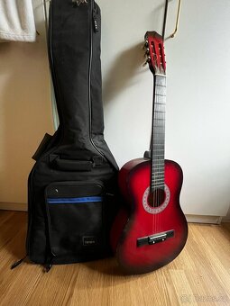 El.kytara s příslušenstvím, akustická kytara a ukulele - 5