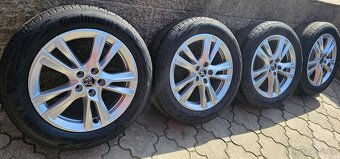 Originál alu Škoda Fabia 4 5x100 195/55 R16 - 6mm letní pneu - 5