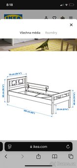 Prodám Ikea dětskou postel Kritter s matraci - 5