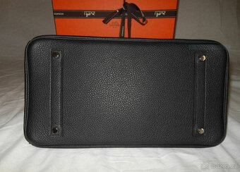 Hermes Birkin 35 černá kůže Clemence - 5