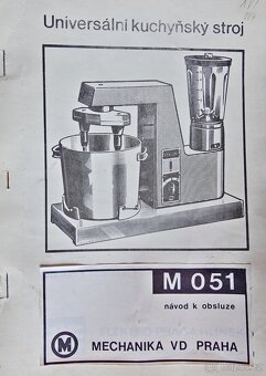 Prodám univerzální kuchyňský stroj M 051 - 5
