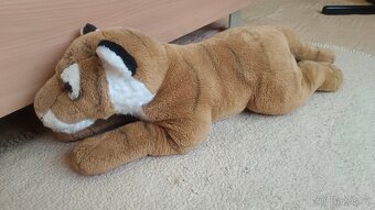 Velký - PLYŠOVÝ TYGR. Délka: 65 cm. Top stav Vhodný i jako - 5