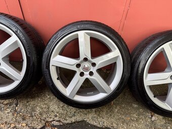 Alu kola SEAT 5x112 r18 , letní pneu 225/40 r18 - 5