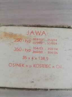 Velká JAWA-ČZ 250/350 původní brzdové obložení OSINEK, sada, - 5