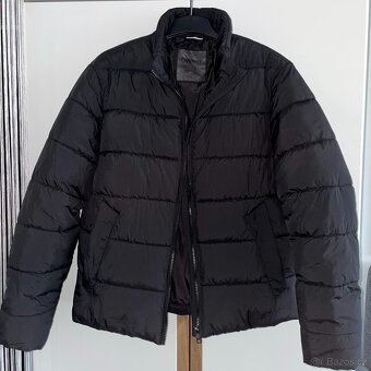 Nová pánská zimní prošívaná bunda černá vel. М/48-50 - 5