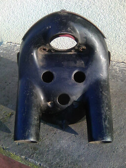 čz 175/450 - kryty reflektoru,řetězu a zapalování,p.vidle... - 5