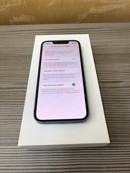 Apple iPhone 13 mini 128GB modrý, baterie 100% - 5