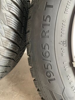 ALU kola BMW e46 15" včetně zimních pneu - 5