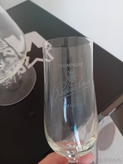 Set reklamních sklenic (hotel Ritz, champagnes, likéry) - 5