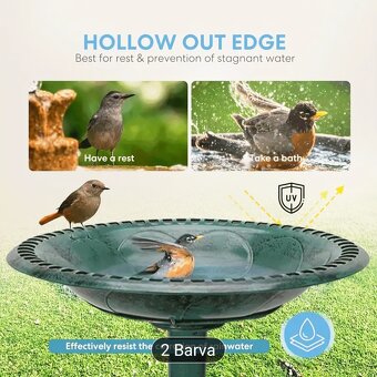 Vodní miska, ptáčník, krmítko pro ptáky - 5