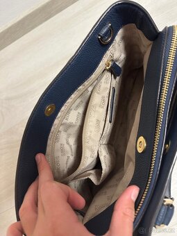Originální Michael Kors kabelka, tmavě modrá - 5