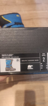 Dětské zimní boty sněhule SOREL - YOUTH FLURRY vel. 33 - 5