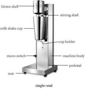 Komerční stroj na mléčné koktejly 650 ml - 5