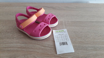 Prodám dětské sandálky CROCS CROCBAND - 5