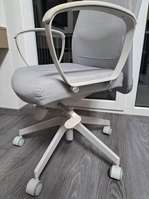 Kancelářská židle světle šedá - 5