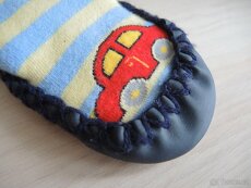 Protiskluzové capáčky s kůží - auto - Playshoes - 5
